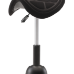 Up Up Toronto ergonomic balance stool Black, Black fabric, longer gas lift