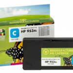 Compatible Static Control HP 953XL (F6U16AE) Ink Cartridge, Cyan (New chip)
