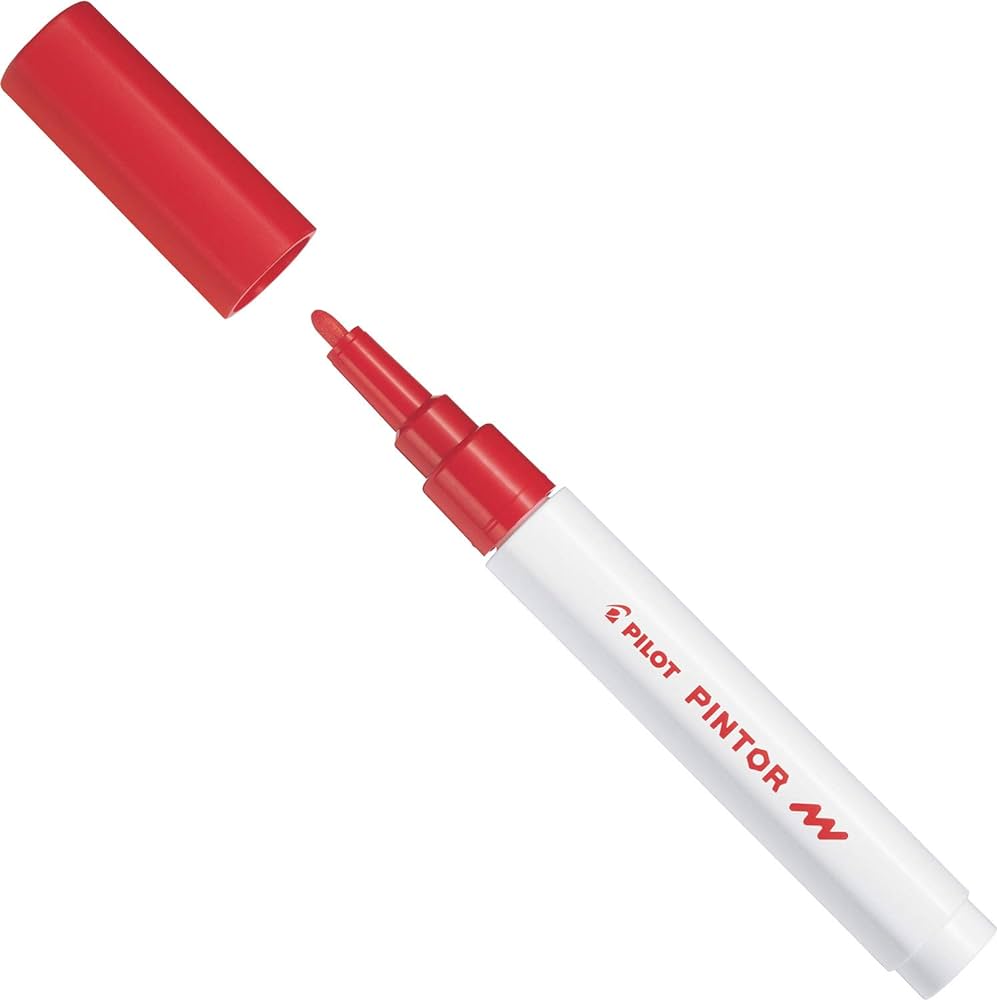 Värvimarker PILOT Pintor  0,7mm punane - Pilt 1