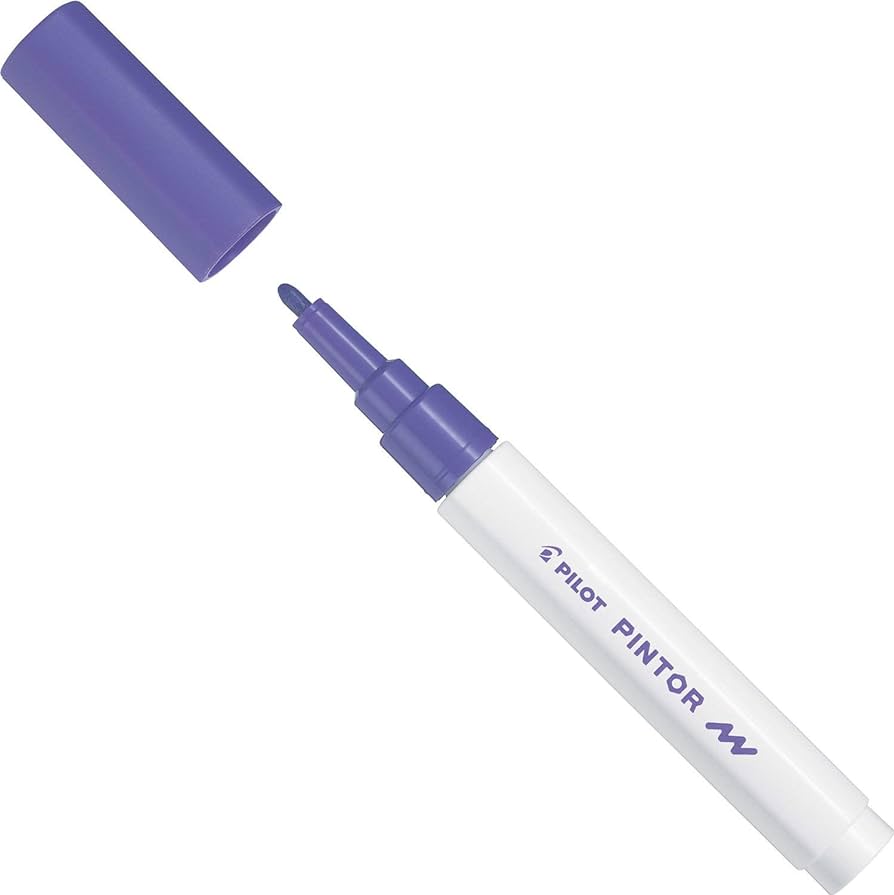 dekoormarker_pilot_pintor_-_fine_-_violetne_1-4 Värvimarker PILOT Pintor 0,7mm violetne - Pilt 1