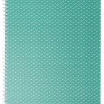 Kaustik spiraalköites A4 jooneline ESSELTE Colour´Breeze perf., augustatud kartongkaaned 80 lehte