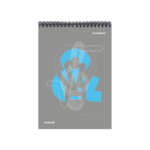 Eskiisiplokk/visandiplokk  A4 135g BRADLEY 50 lehte spiraal ülevalt