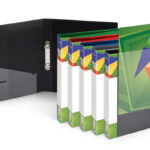 Rõngaskaaned A4 20mm 2r esikaanel kiletasku FOROFIS sinine