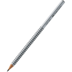 Harilik pliiats FABER-CASTELL Grip H kummita ergonoomiline teritatud