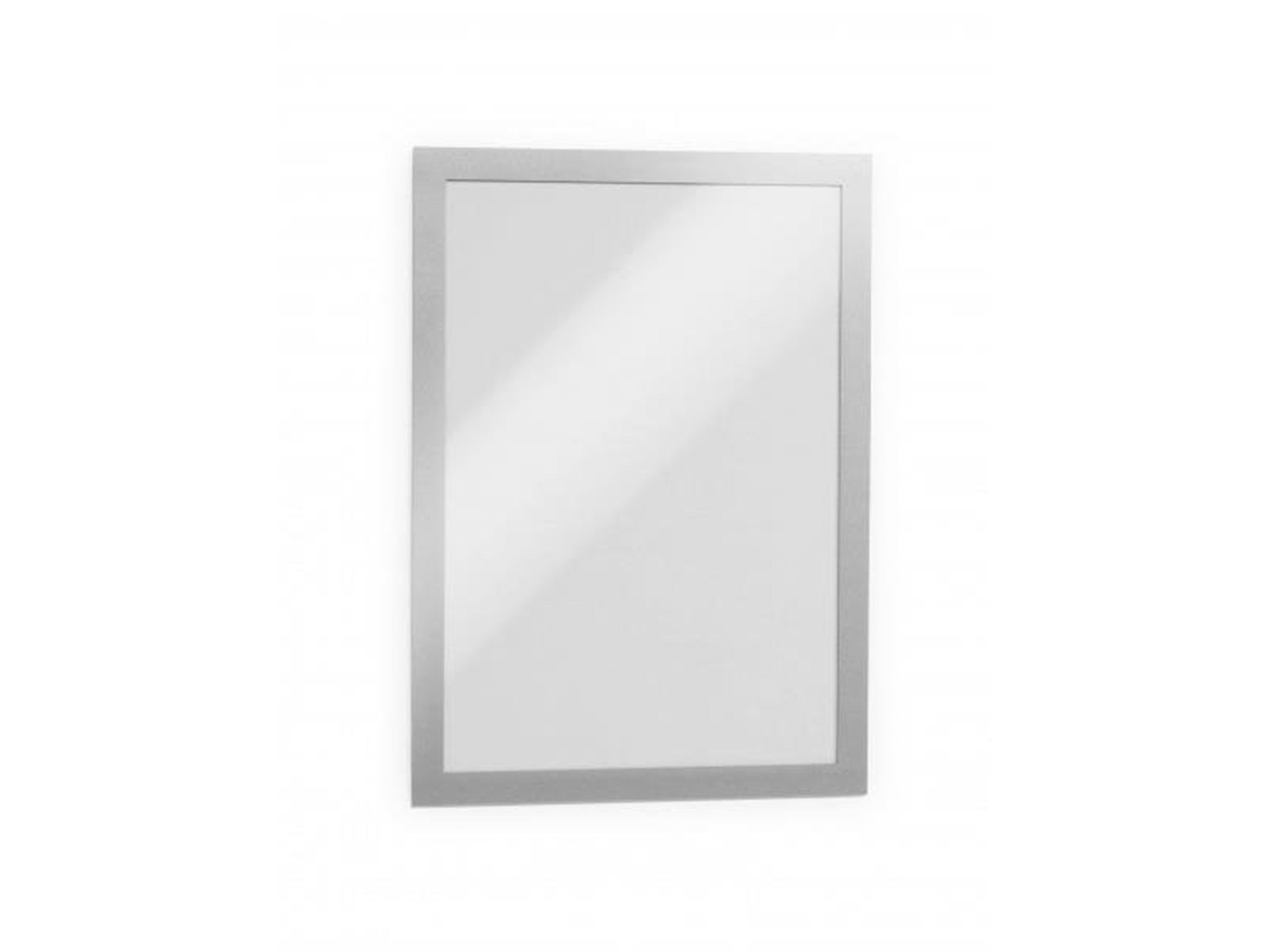 inforaam_magnetiline_a4_durable_duraframe_iseliimuv_hobedane_2-1 Inforaam magnetiline iseliimuv A4 DURABLE Duraframe hõbedane - Image 1