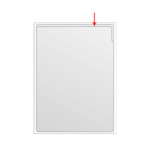 Iseliimuv kiletasku A4 ülevalt avatud 1tk lehel