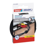 Kaablikorrastaja TESA takjapael 10mm x 5m must