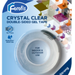 Kleeplint kahepoolne 18mm x 1m geeljas sise ja välitingimustes FOROFIS