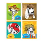 Kaustik klamberköites A5 BRADLEY Glamuur jooneline kartongkaaned 36 lehte