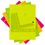 Kaustik rõngasmehhanismiga A4 ERICH KRAUSE ruuduline plastkaaned 80 lehte