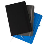 Kaustik raamatköites A5 jooneline kummikinnitusega CENTRUM 80 lehte, assortii värvid