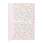 Kaustik raamatköites A5 ruuduline kummikinnitusega OXFORD Floral 80 lehte