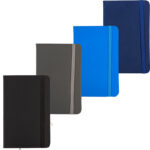 Kaustik raamatköites A6 jooneline kummikinnitusega CENTRUM 80 lehte, assortii värvid