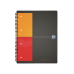 Kaustik spiraalköites A4+ ruuduline OXFORD International Notebook kartongkaaned 80 lehte
