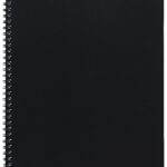 Kaustik spiraalköites A5 jooneline BANTEX Strong-Line 80 lehte mustad kartongkaaned