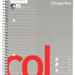 Kaustik spiraalköites A5 jooneline BANTEX College Pad perf.-ga kartongkaaned 70 lehte