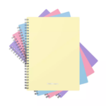 Kaustik spiraalköites A5 ruuduline ERICH KRAUSE Pastel plastkaaned 80 lehte EOL