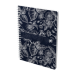 Kaustik spiraalköites A5 ruuduline OXFORD Romance kartongkaaned 60 lehte