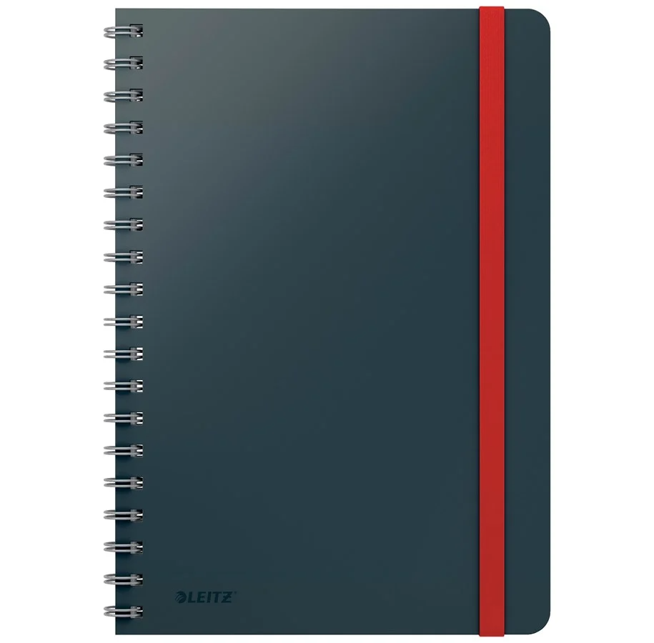 Kaustik spiraalköites B5 ruuduline plastkaaned hall LEITZ Cosy 80 lehte - Image 1