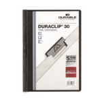 Kiilkaaned A4 DURABLE Duraclip 30-le lehele must