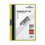 Kiilkaaned A4 DURABLE Duraclip 30-le lehele roheline