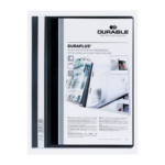 Kiirköitja A4 DURABLE Duraplus esikaane taskuga must