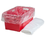 Kilekott toiduainetekastile sinine 60+(2x20)x75cm 100tk pakis