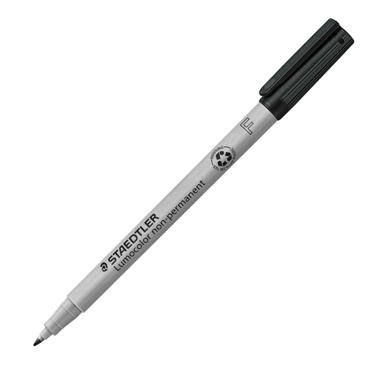 Kilemarker OHP STAEDTLER Lumocolor 316 F 0,6mm kustutatav must - Image 1