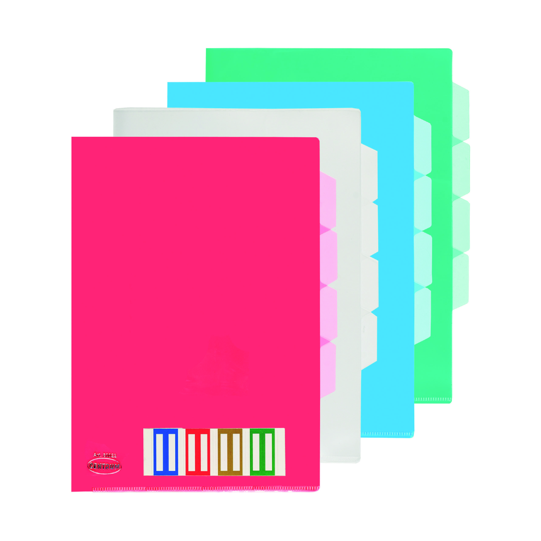 Kiletasku L-tasku A4 CENTRUM 4- osaline 160mic assortii värvid - Image 1