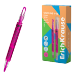 Tekstimarker kahe otsaga ERICH KRAUSE Visioline V-16 Zoom Neon roosa