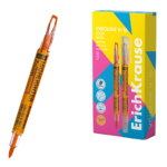 Tekstimarker kahe otsaga ERICH KRAUSE Visioline V-16 Zoom Neon oranž