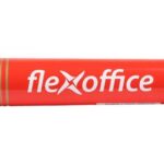 Permanentne marker FLEXOFFICE 0.8/6.0 mm kahe otsaga punane