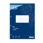 Kirjaplokk liimköites A4 ruuduline augustusega 70 lehte FOROFIS