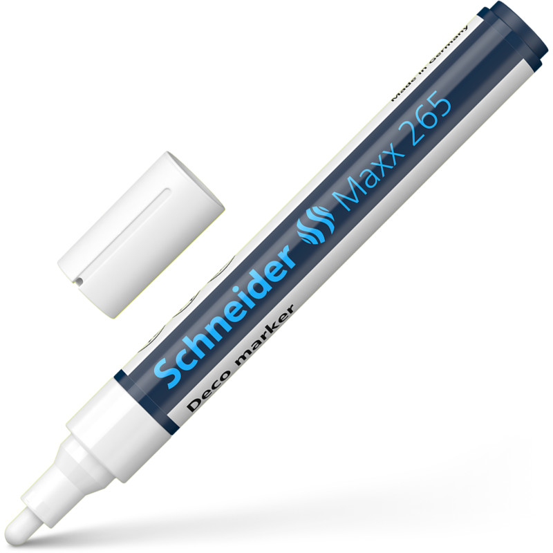 klaastahvlimarker_schneider_maxx_265_1-3mm_valge-9 Kriidimarker-klaastahvlimarker SCHNEIDER Maxx 265, 2-3mm, valge - Image 1