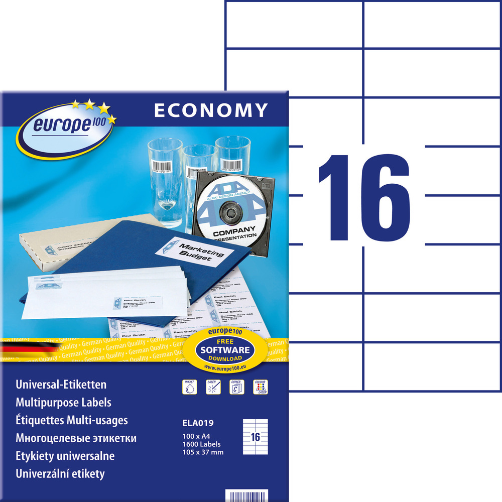 kleebisetikett_avery_economy_105x37mm_16_lehel_100_lehte-13 Kleebisetikett AVERY Economy 105x37mm 16 lehel 100 lehte - Pilt 1