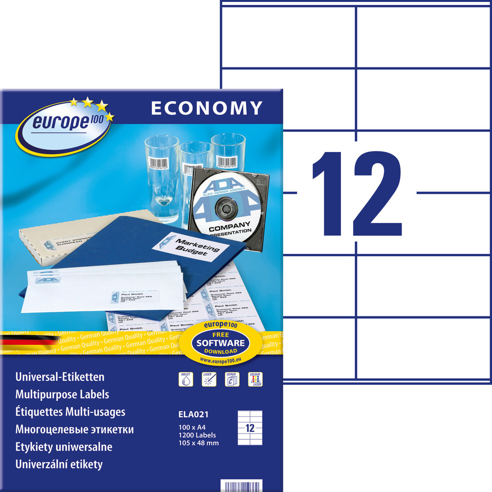 kleebisetikett_avery_economy_105x48mm_12_lehel_100_lehte-1-1 Kleebisetikett AVERY Economy 105x48mm 12 lehel 100 lehte - Image 1