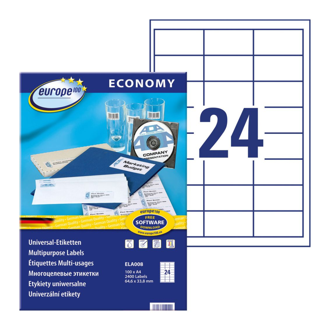 kleebisetikett_avery_economy_646x338mm_24_lehel_100_lehte-5 Kleebisetikett AVERY Economy 64,6x33,8mm 24 lehel 100 lehte - Image 1