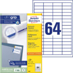 Kleebisetikett AVERY Zweckform 48,5x16,9mm 100 lehte (3667)