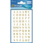 Kleebisetikett AVERY Zweckform kuldsed tähed 2 lehte (3727)