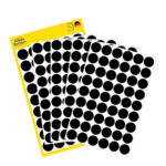 Kleebisetikett AVERY Zweckform Q12mm must 270 tk (3140)