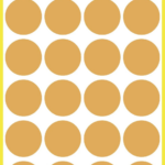 Kleebisetikett AVERY Zweckform Q18mm neoonoranz 96tk (3173)