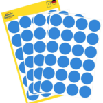 Kleebisetikett AVERY Zweckform Q18mm sinine 96tk (3005)