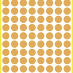 Kleebisetikett AVERY Zweckform Q8mm neoonoranz 416 tk (3178)