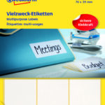 Kleebisetikett käsitisi kirjutamiseks AVERY Zweckform 76x39mm 192 tk (3329)