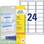 Kleebisetikett külmutatud toodetele AVERY Zweckform 63,5x33,9mm 25 lehte pakis