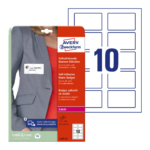 Nimesilt kleebitav kangale AVERY Zweckform 80x50mm 20 lehte