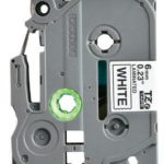 Kleepkirjalint/markeerimislint BROTHER TZE-211 6mm must/valgel analoog