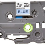 Kleepkirjalint/markeerimislint BROTHER TZE-531 12mm must/sinisel analoog
