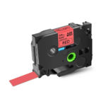 Kleepkirjalint/markeerimislint BROTHER TZE-451 24mm must/punasel analoog