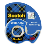 Kleeplint alusega SCOTCH Wall Safe 19mm x 16,5m eemaldatav